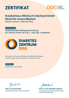 Urkunde Diabeteszentrum